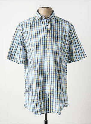 Chemise manches courtes poches jaune BRIGGS & MANSFIELD homme