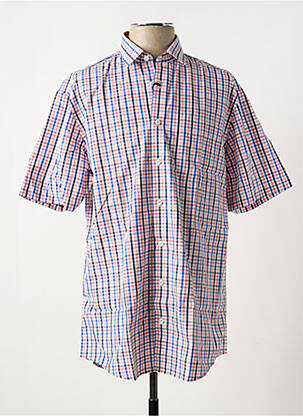 Chemise manches courtes poches rose BRIGGS & MANSFIELD homme