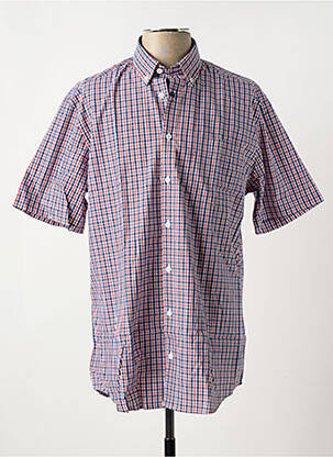 Chemise manches courtes poches rouge BRIGGS & MANSFIELD homme
