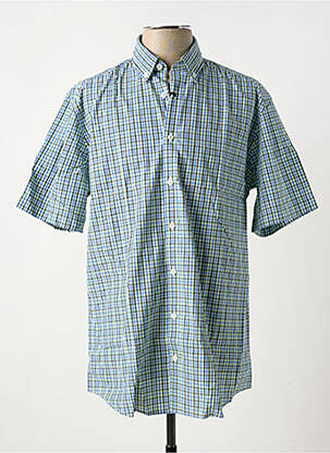 Chemise manches courtes poches vert BRIGGS & MANSFIELD homme