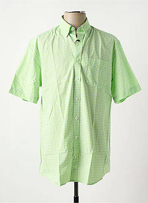 Chemise manches courtes poches vert BRIGGS & MANSFIELD homme