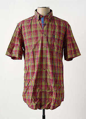 Chemise manches courtes poches rouge J.T ASCOTT homme