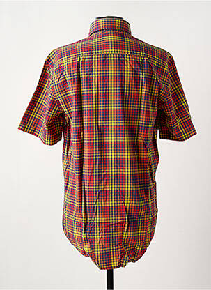 Chemise manches courtes poches rouge J.T ASCOTT homme