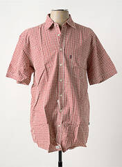 Chemise manches courtes rouge DORNBUSCH pour homme seconde vue