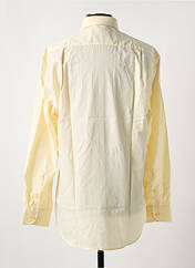 Chemise manches longues jaune JEAN CHATEL pour homme seconde vue