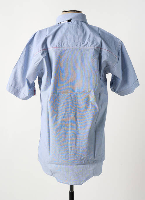 Chemise manches courtes poches bleu EASYLINE homme