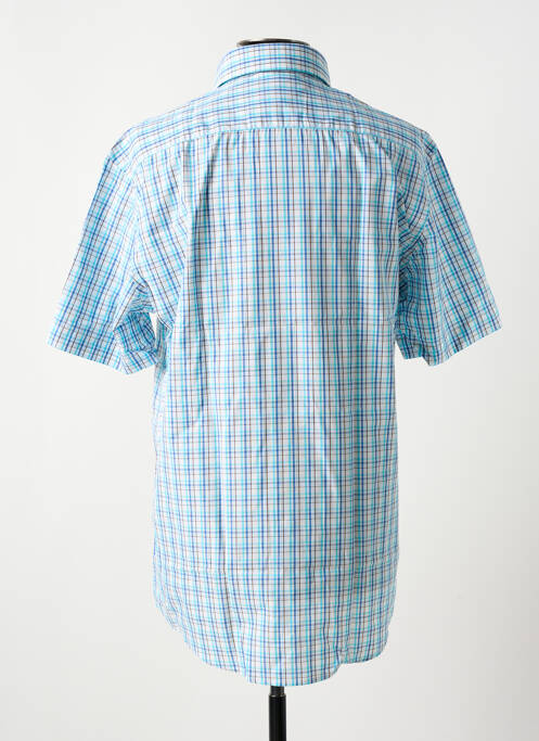 Chemise manches courtes poches bleu BRIGGS & MANSFIELD homme