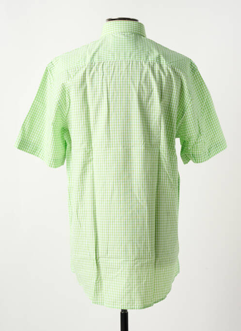 Chemise manches courtes poches vert BRIGGS & MANSFIELD homme