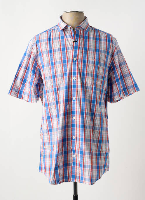 Chemise manches courtes bleu BRIGGS & MANSFIELD pour homme