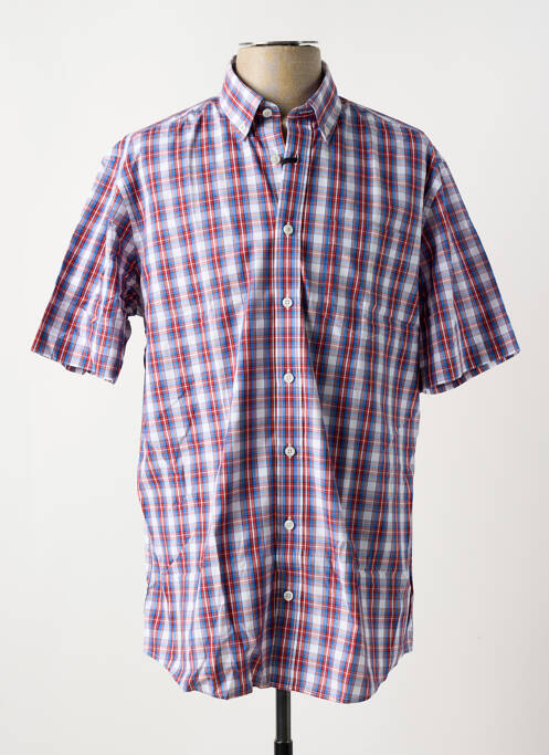 Chemise manches courtes bleu BRIGGS & MANSFIELD pour homme