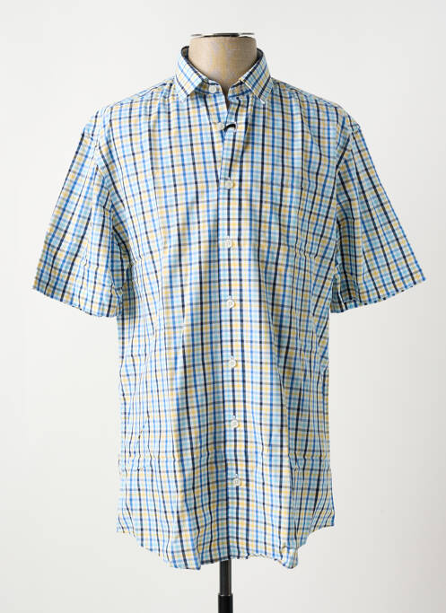 Chemise manches courtes jaune BRIGGS & MANSFIELD pour homme