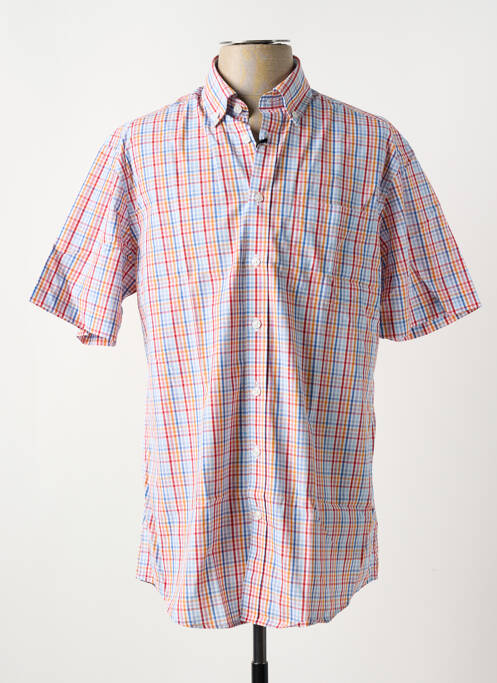 Chemise manches courtes orange BRIGGS & MANSFIELD pour homme