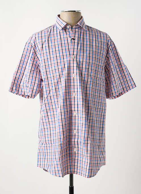 Chemise manches courtes rose BRIGGS & MANSFIELD pour homme