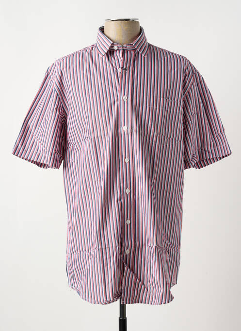 Chemise manches courtes rouge BRIGGS & MANSFIELD pour homme