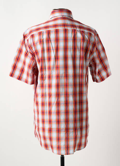 Chemise manches courtes rouge BRIGGS & MANSFIELD pour homme
