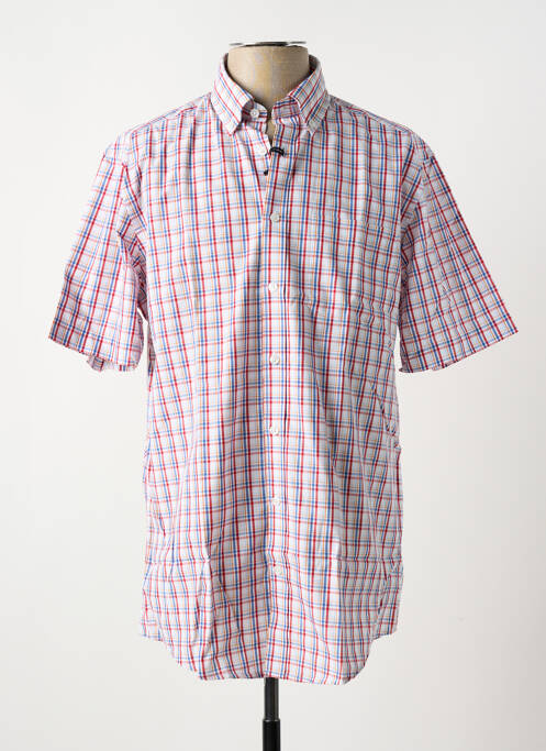 Chemise manches courtes rouge BRIGGS & MANSFIELD pour homme