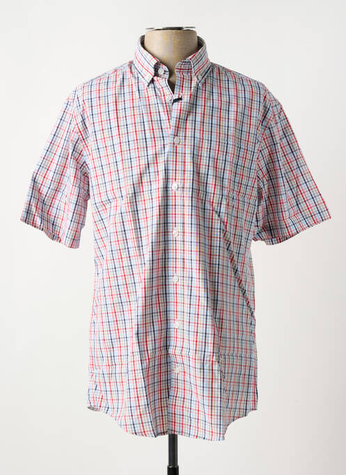 Chemise manches courtes rouge BRIGGS & MANSFIELD pour homme