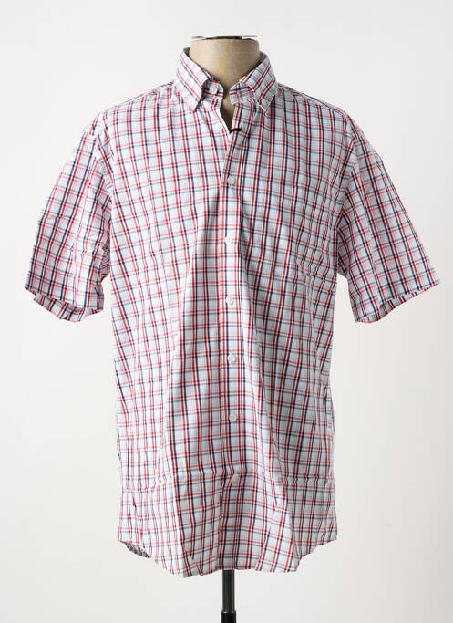 Chemise manches courtes rouge BRIGGS & MANSFIELD pour homme