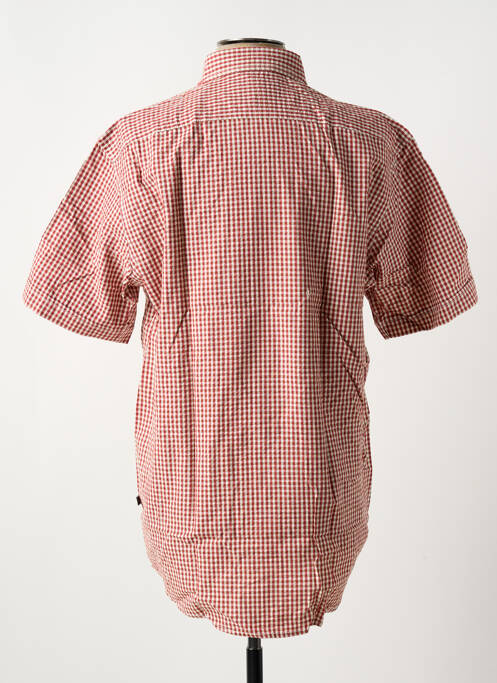 Chemise manches courtes rouge DORNBUSCH pour homme