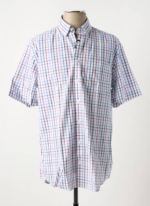 Chemise manches courtes violet BRIGGS & MANSFIELD pour homme