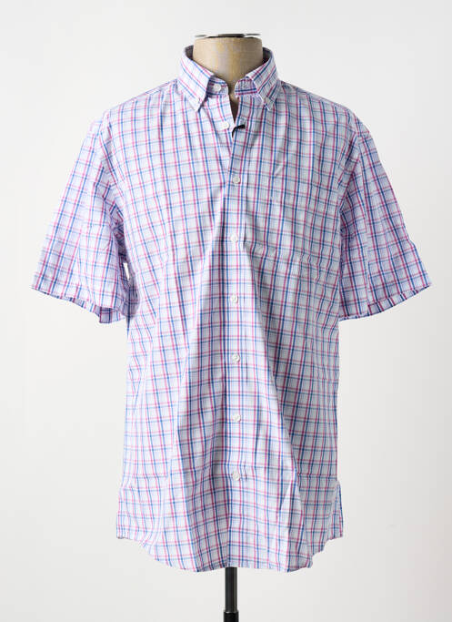 Chemise manches courtes violet BRIGGS & MANSFIELD pour homme
