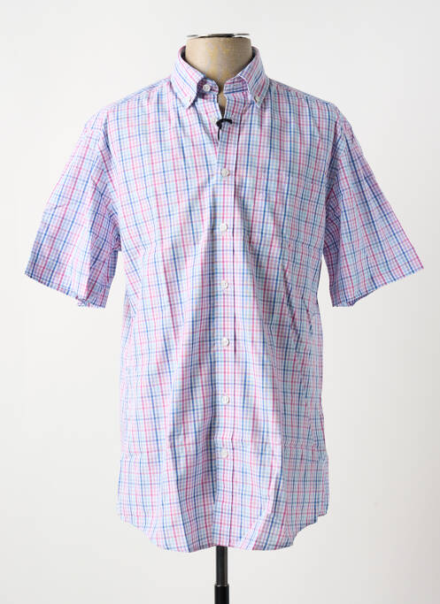 Chemise manches courtes violet BRIGGS & MANSFIELD pour homme