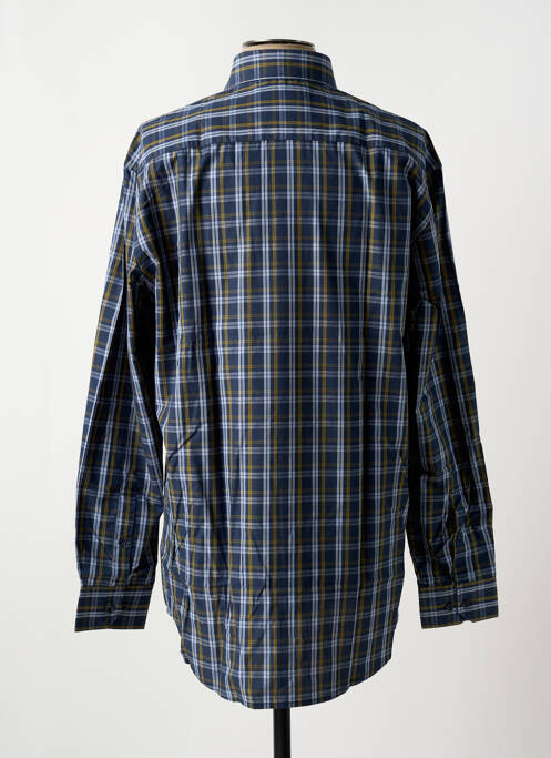 Chemise manches longues bleu BRIGGS & MANSFIELD pour homme