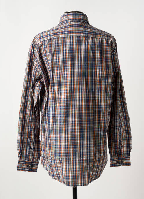 Chemise manches longues bleu BRIGGS & MANSFIELD pour homme