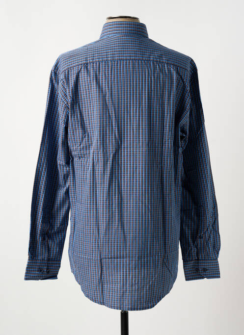 Chemise manches longues bleu BRIGGS & MANSFIELD pour homme