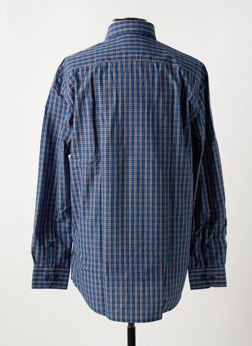 Chemise manches longues bleu BRIGGS & MANSFIELD pour homme