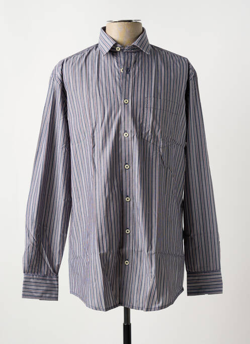 Chemise manches longues gris BRIGGS & MANSFIELD pour homme