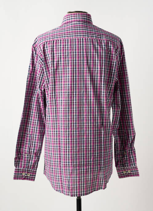 Chemise manches longues rose BRIGGS & MANSFIELD pour homme
