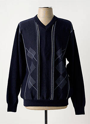 Pull bleu EMBLEMATIC pour homme