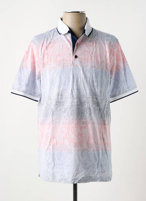 Polo bleu LOUIS VICTOR pour homme