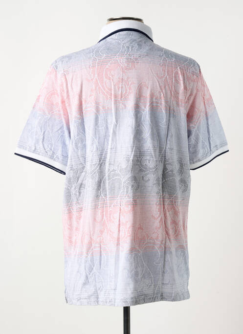 Polo bleu LOUIS VICTOR pour homme