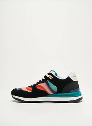 Baskets nubuck talon plat jusqu'à 3cm noir PAUL SMITH femme