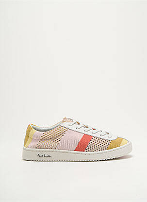 Baskets bout rond talon plat jusqu'à 3cm rose PAUL SMITH femme