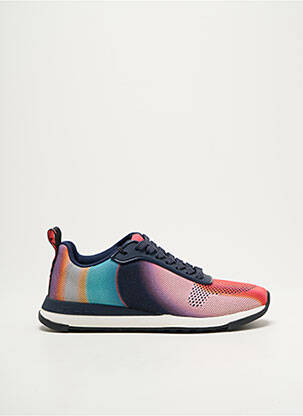 Baskets bout rond talon plat jusqu'à 3cm bleu PAUL SMITH femme
