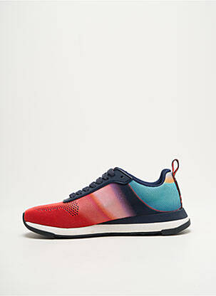 Baskets bout rond talon plat jusqu'à 3cm bleu PAUL SMITH femme
