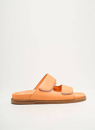 Mules/sabots voute plantaire talon plat jusqu'à 3cm orange STURLINI femme