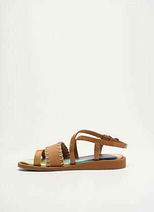 Sandales/nu pieds matière lisse talon plat jusqu'à 3cm marron PAUL SMITH femme