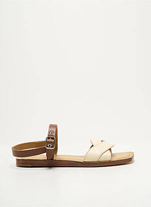 Sandales/nu pieds matière lisse talon plat jusqu'à 3cm marron PAUL SMITH femme