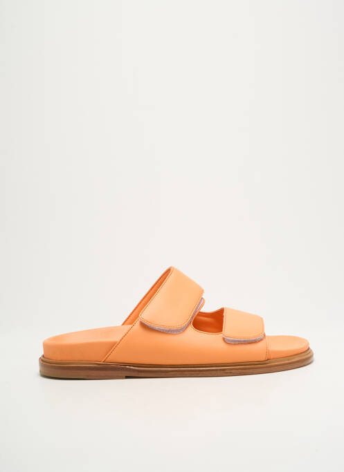Mules/Sabots orange STURLINI pour femme