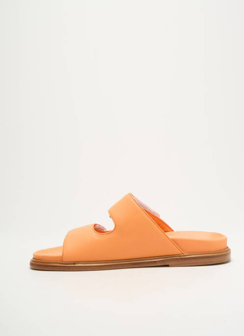 Mules/Sabots orange STURLINI pour femme