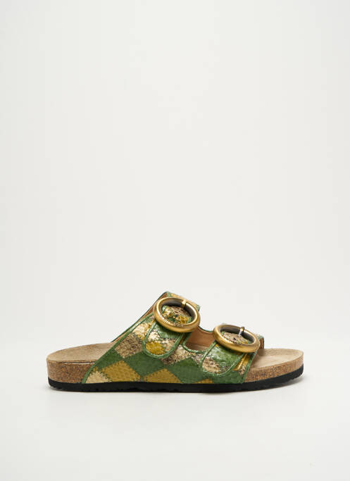 Mules/Sabots vert MALIPARMI pour femme