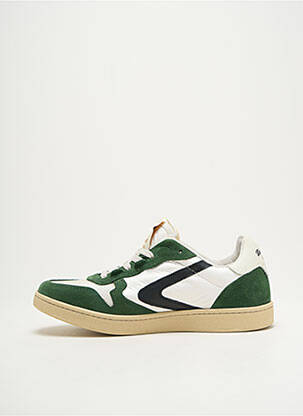 Baskets bout rond talon plat jusqu'à 3cm vert VALSPORT femme
