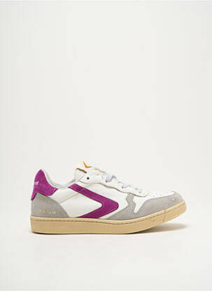 Baskets nubuck talon plat jusqu'à 3cm violet VALSPORT femme