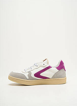 Baskets nubuck talon plat jusqu'à 3cm violet VALSPORT femme