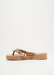 Tongs marron INDAIA pour femme seconde vue