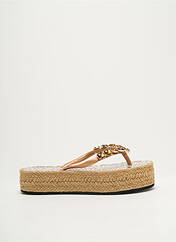 Tongs marron INDAIA pour femme seconde vue